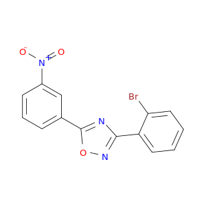 3-(2-Bromophenyl)-5-(3-nitrophenyl)-1,2,4-oxadiazole