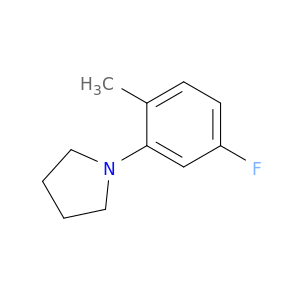 1-(5-Fluoro-2-methylphenyl)pyrrolidine