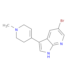 5-溴-3-（1-甲基-1,2,3,6-四氢吡啶-4-基）-1H-吡咯并[2,3-b]吡啶