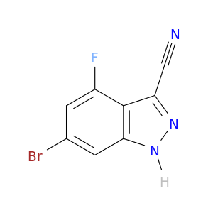 6-Bromo-4-氟-1H-吲唑-3-碳腈