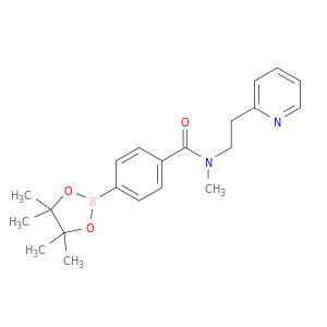 Benzamide,N-methyl-N-[2-(2-pyridinyl)ethyl]-4-(4,4,5,5-tetramethyl-1,3,2-dioxaborolan-2-yl)-