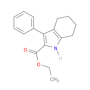 1H-Indole-2-carboxylic acid, 4,5,6,7-tetrahydro-3-phenyl-, ethyl ester