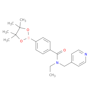 Benzamide,N-ethyl-N-(4-pyridinylmethyl)-4-(4,4,5,5-tetramethyl-1,3,2-dioxaborolan-2-yl)-