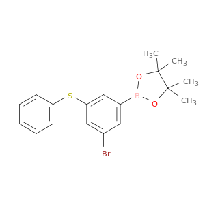 2-[3-溴-5-(苯硫基)苯基]-4,4,5,5-四甲基-1,3,2-二恶英醇