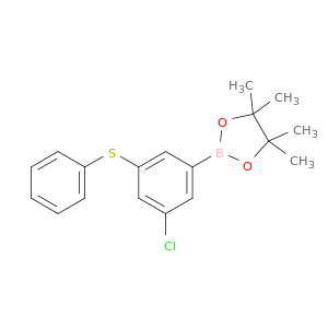 2-[3-氯-5-(苯硫基)苯基]-4,4,5,5-四甲基-1,3,2-二恶英甲烷