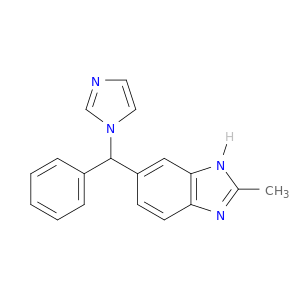 1H-Benzimidazole, 6-(1H-imidazol-1-ylphenylmethyl)-2-methyl-