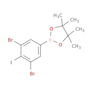 2-(3,5-DIBROMO-4-IODOPHENYL) 4,4,5,5-TETRAMETHYL-1,3,2-DIOXABOROLANE