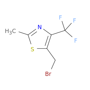 5-(溴甲基)-2-甲基-4-(三氟甲基)-1,3-噻唑