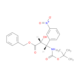苯丙二酸,β-[[(1,1-二甲基乙氧基)羰基]氨基]-α-羟基-3-硝基,苯甲酯,(αr,βs)-