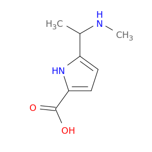 5-[1-(甲氨基)乙基]-1H-吡咯-2-羧酸