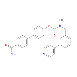 4'-氨基甲酰基-[1,1'-联苯]-4-基 甲基(3-(吡啶-4-基)苄基)氨基甲酸酯