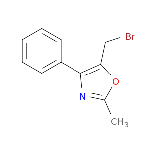 Oxazole, 5-(bromomethyl)-2-methyl-4-phenyl-