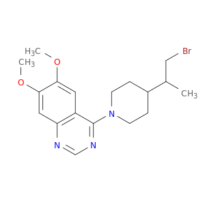 Quinazoline, 4-[4-(2-bromo-1-methylethyl)-1-piperidinyl]-6,7-dimethoxy-