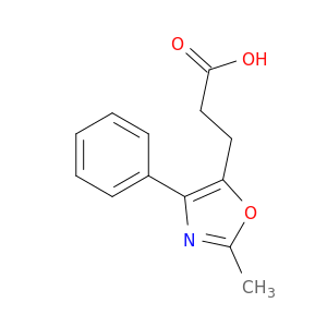 5-Oxazolepropanoic acid, 2-methyl-4-phenyl-