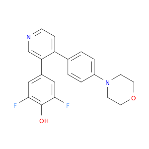 2,6-二氟-4-[4-[4-(4-吗啉基)苯基]-3-吡啶基]苯酚