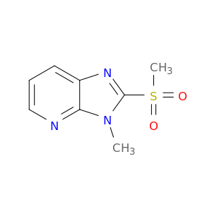 3-甲基-2-（甲基磺酰基）-3H-咪唑并[4,5-b]吡啶