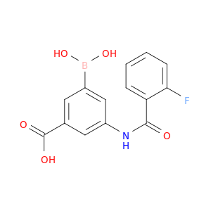 Benzoic acid, 3-borono-5-[(2-fluorobenzoyl)amino]-